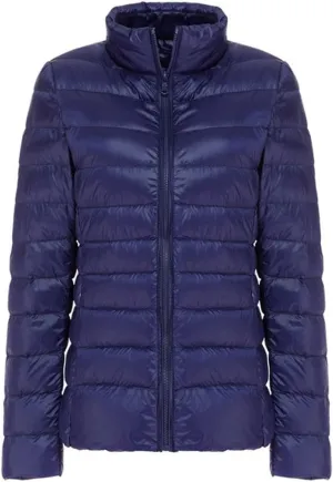 Women's Ultra Light Weight Outdoor Coat Packable Outwear Puffer Down Jacket