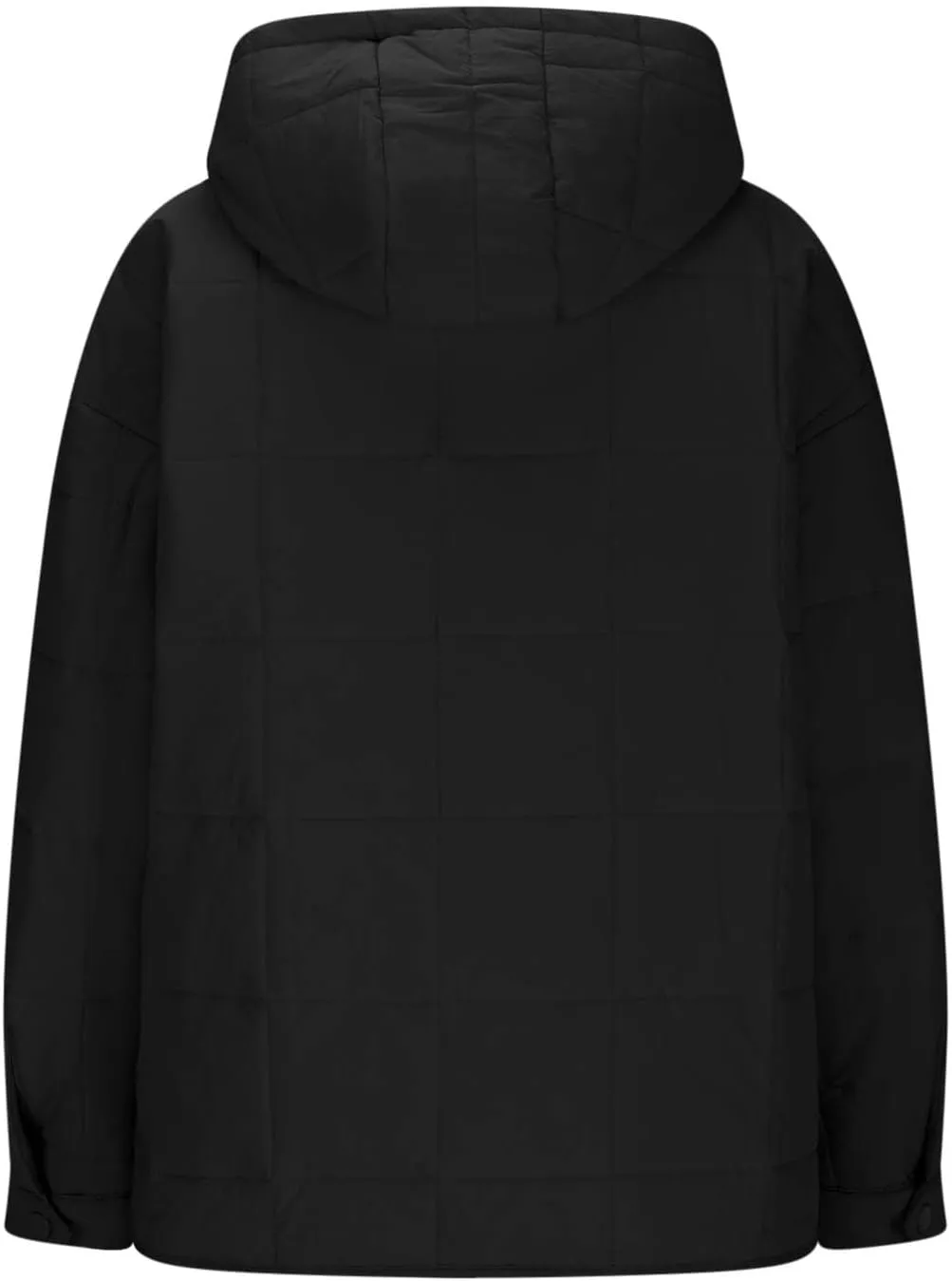 Xiaojmake Womens Quilted Puffer Jacket Oversized Long Sleeve Hooded Pullover Winter Warm Down Coats Light Jacket with Pockets