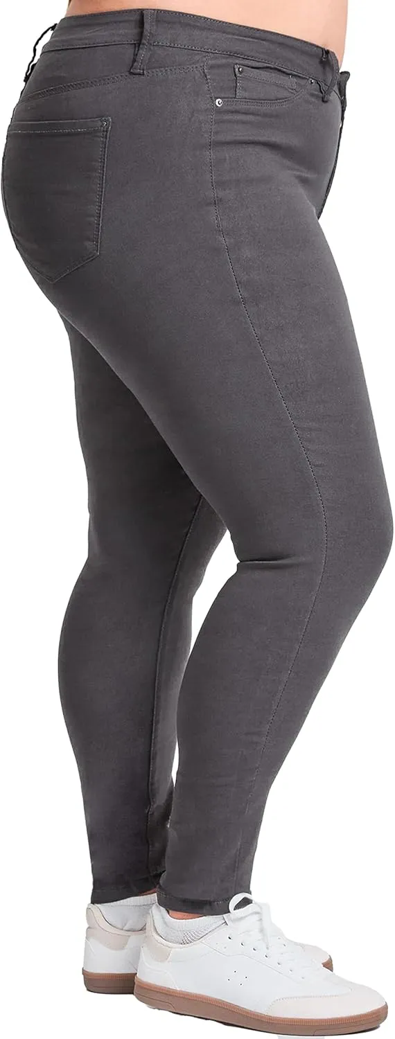 YMI Women's Hyperstretch Skinny Work Casual Mid-Rise Pants-P748931am