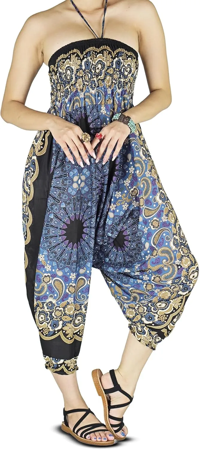 Your Cozy Harem Pants for Women Hippie Clothes Hammer Pants Jumpsuit Casual Loose Beach Sweatpants Baggy Boho Yoga Trousers